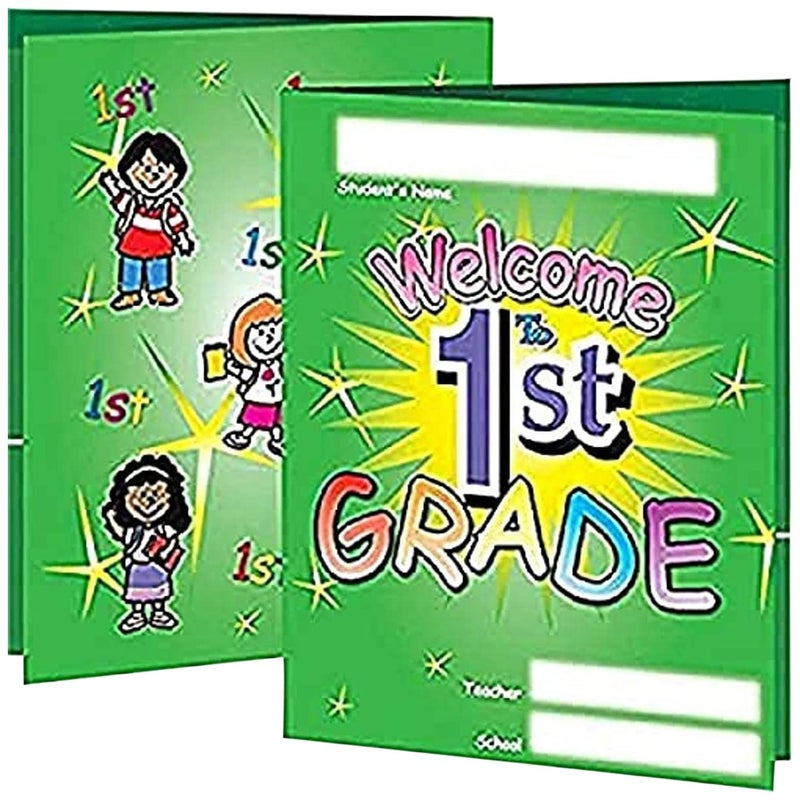Really Good Stuff Welcome to First Grade Folders - 12 folders - Image 1